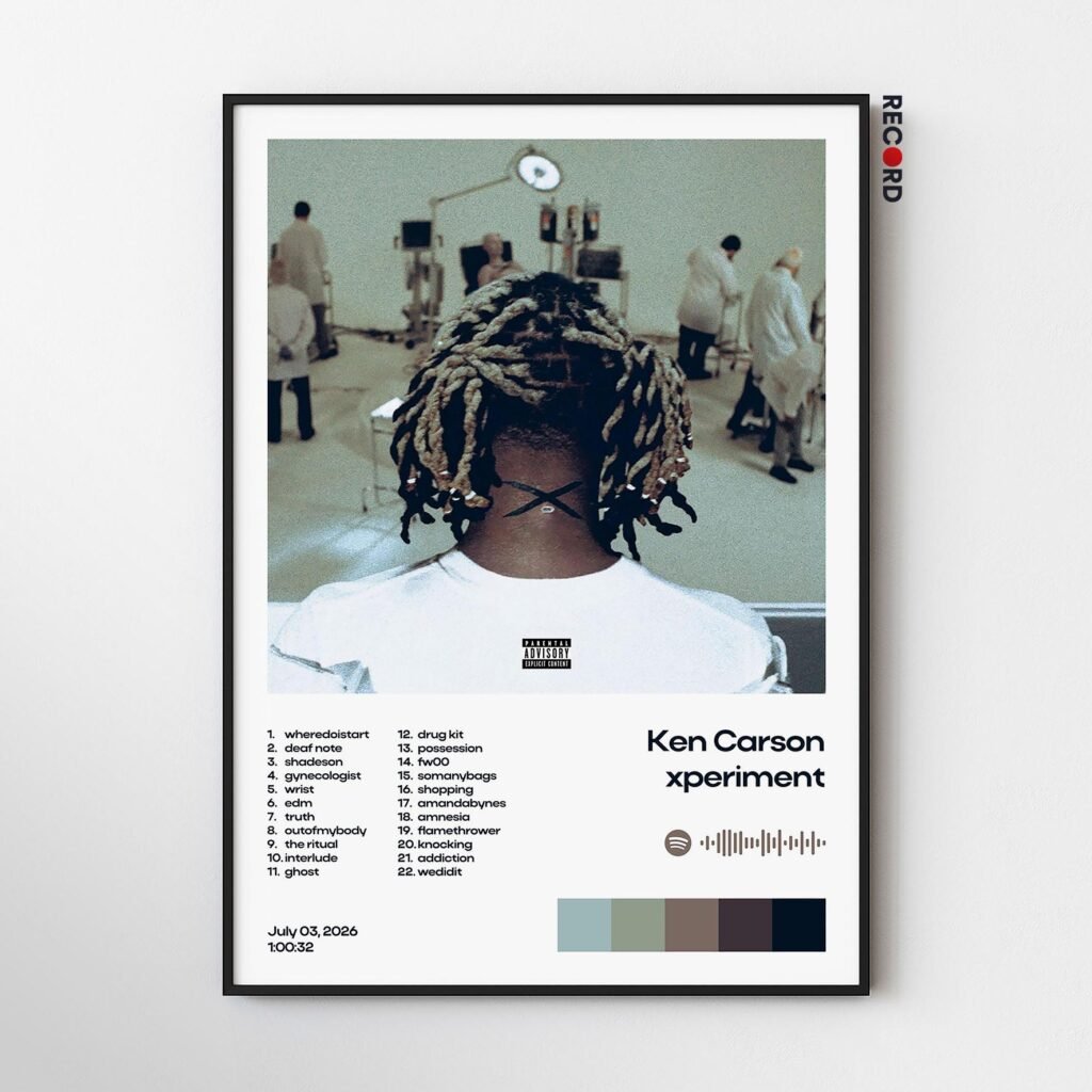 Ken Carson 'Xperiment' Album Poster