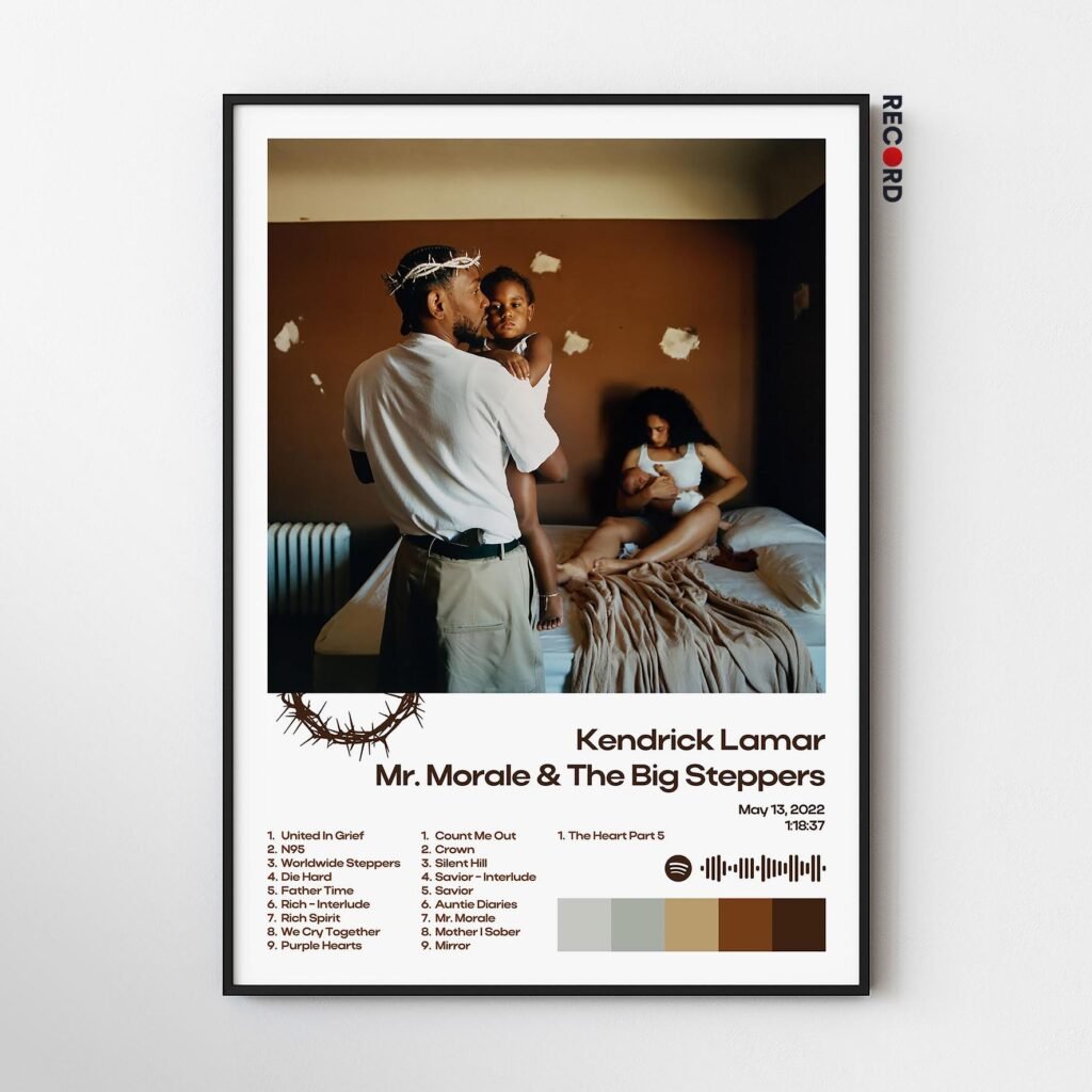 Kendrick Lamar 'Mr. Morale The Big Steppers' Album Poster