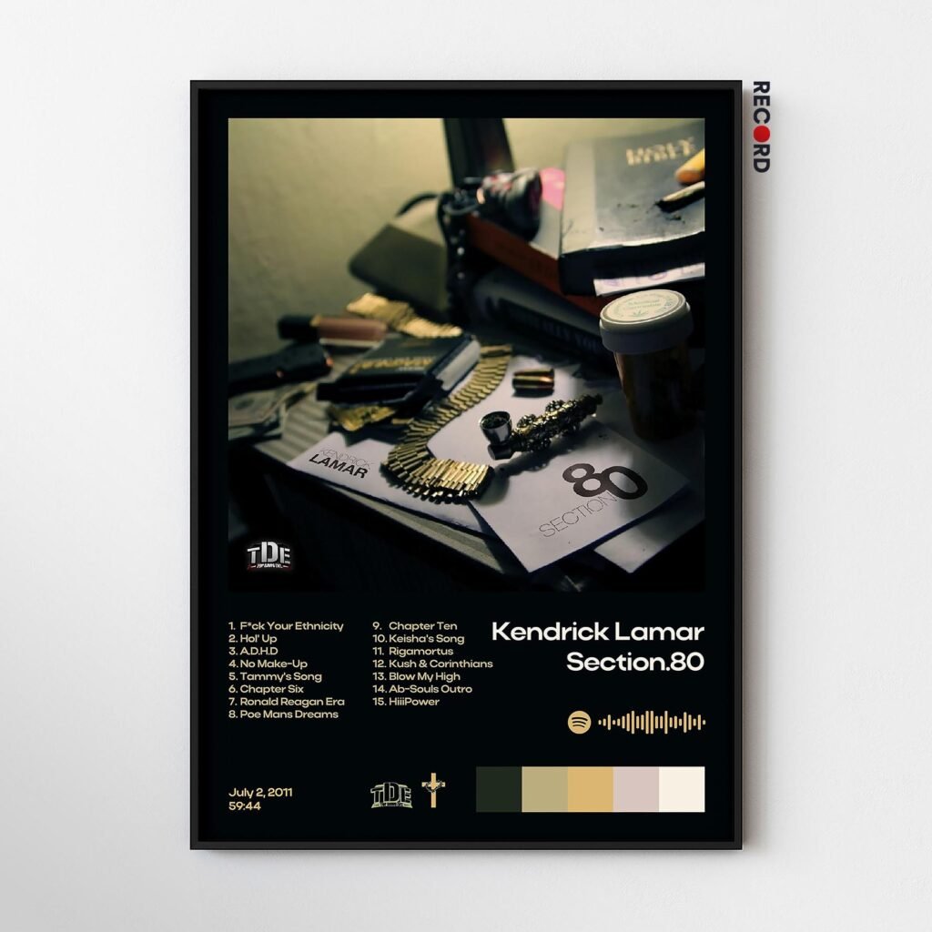 Kendrick Lamar 'Section.80' Album Poster