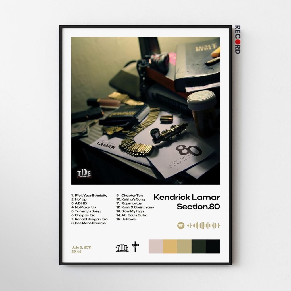 Kendrick Lamar 'Section.80' Album Poster