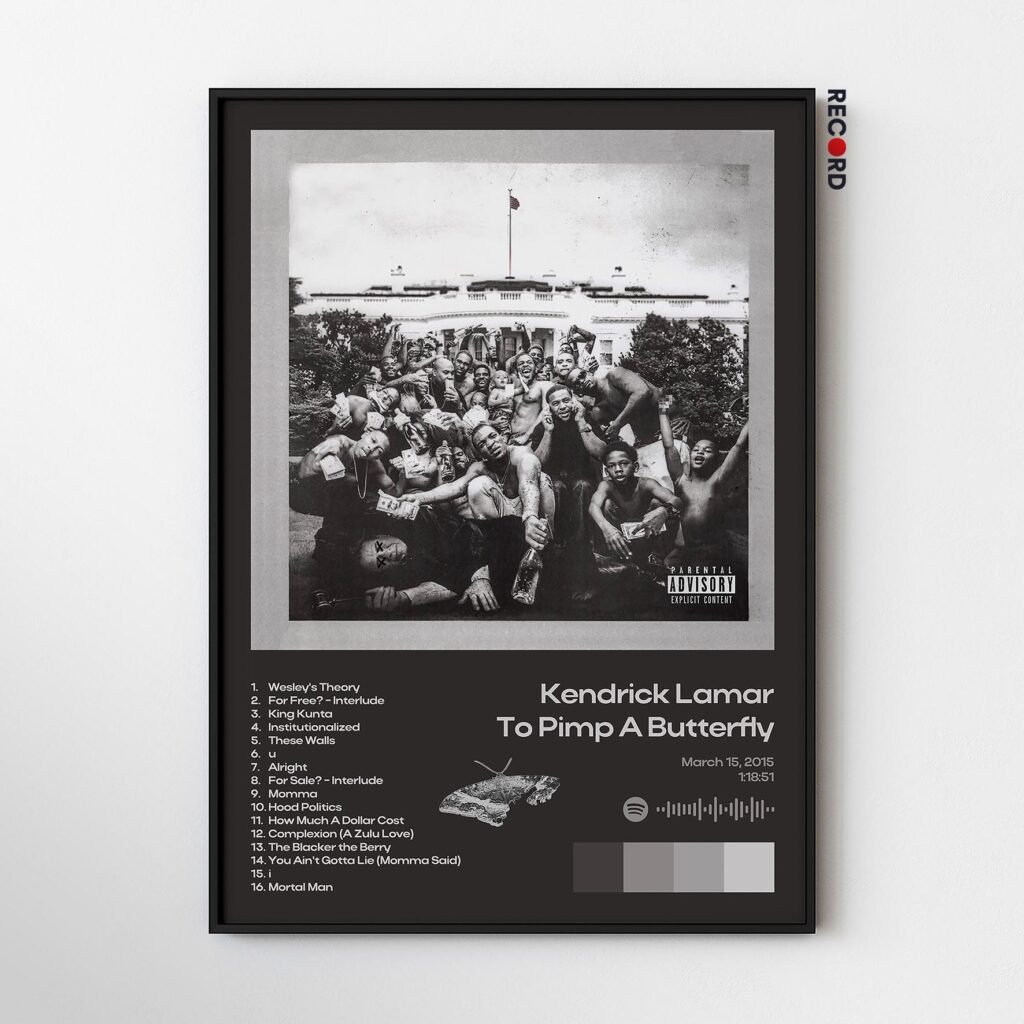 Kendrick Lamar 'To Pimp a Butterfly' Album Poster