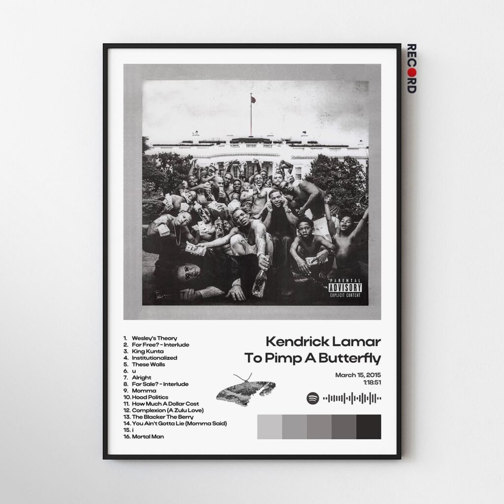 Kendrick Lamar 'To Pimp a Butterfly' Album Poster