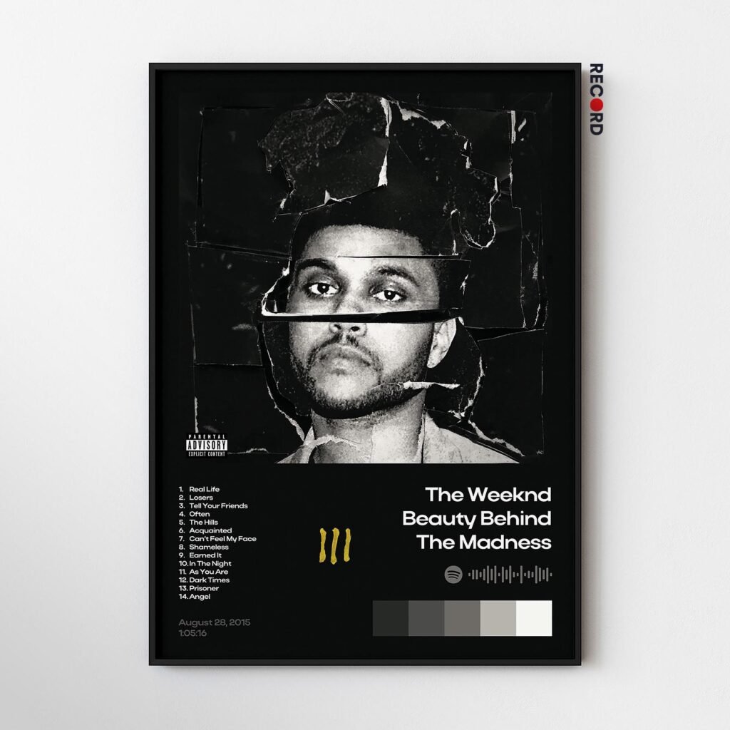 The Weeknd 'Beauty Behind the Madness' Album Poster