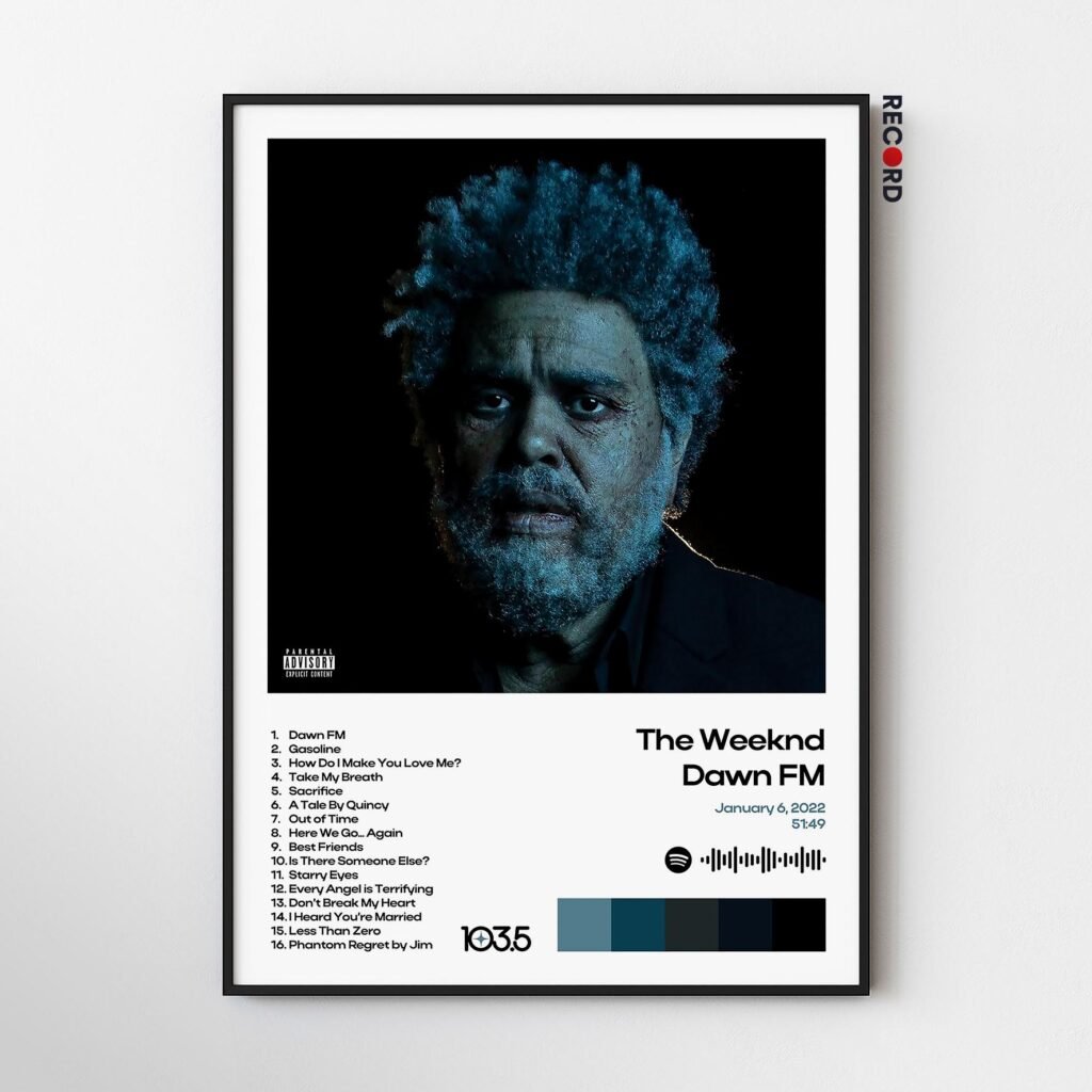 The Weeknd 'Dawn FM' Album Poster