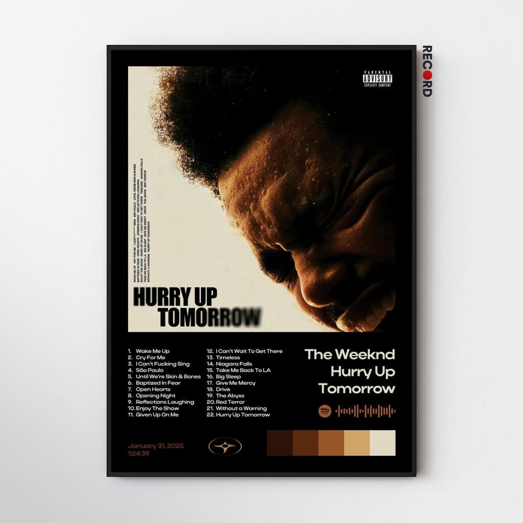 The Weeknd 'Hurry Up Tomorrow' Album Poster