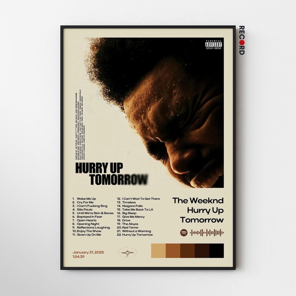 The Weeknd 'Hurry Up Tomorrow' Album Poster