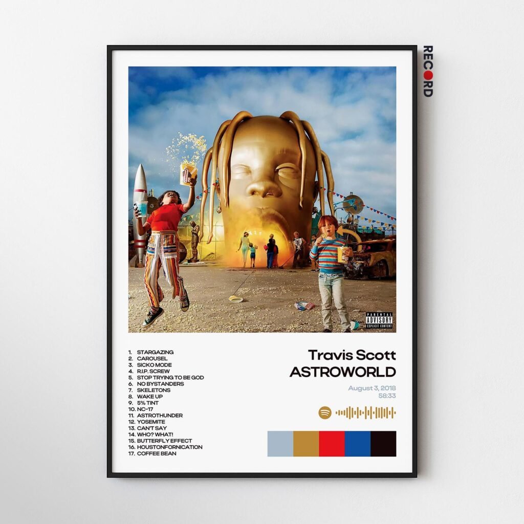 Travis Scott 'ASTROWORLD' Album Poster