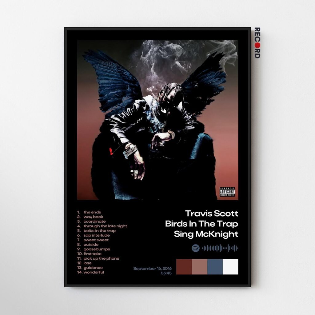 Travis Scott 'Birds In The Trap Sing McKnight' Album Poster