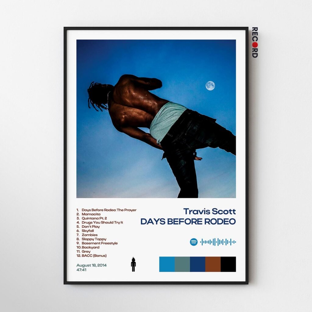 Travis Scott 'Days Before Rodeo' Album Poster