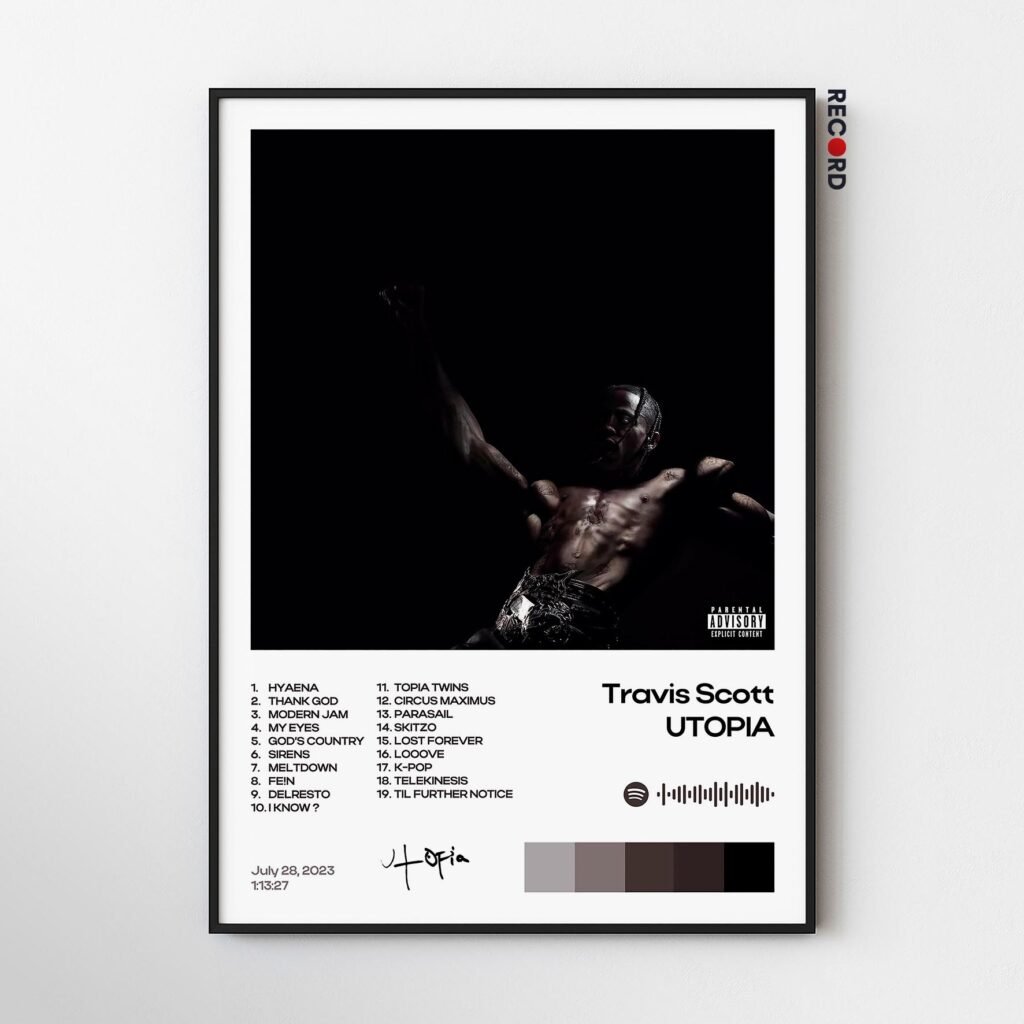 Travis Scott 'UTOPIA' Album Poster