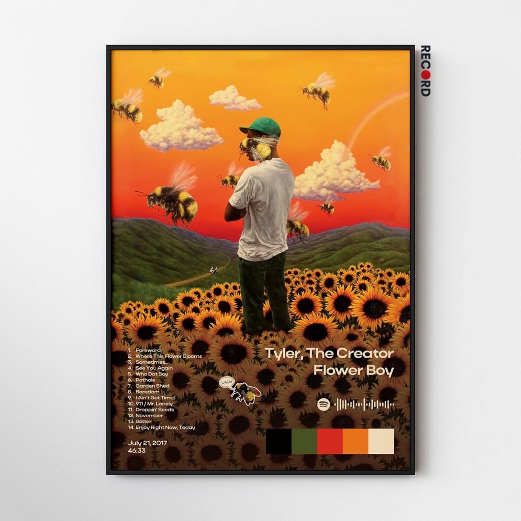 Tyler, The Creator 'Flower Boy' Album Poster