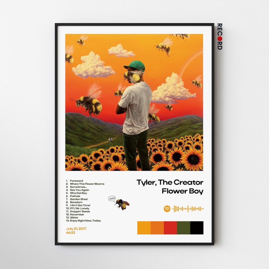 Tyler, The Creator 'Flower Boy' Album Poster