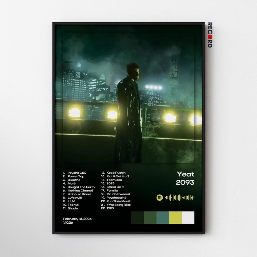 Yeat '2093' Album Poster