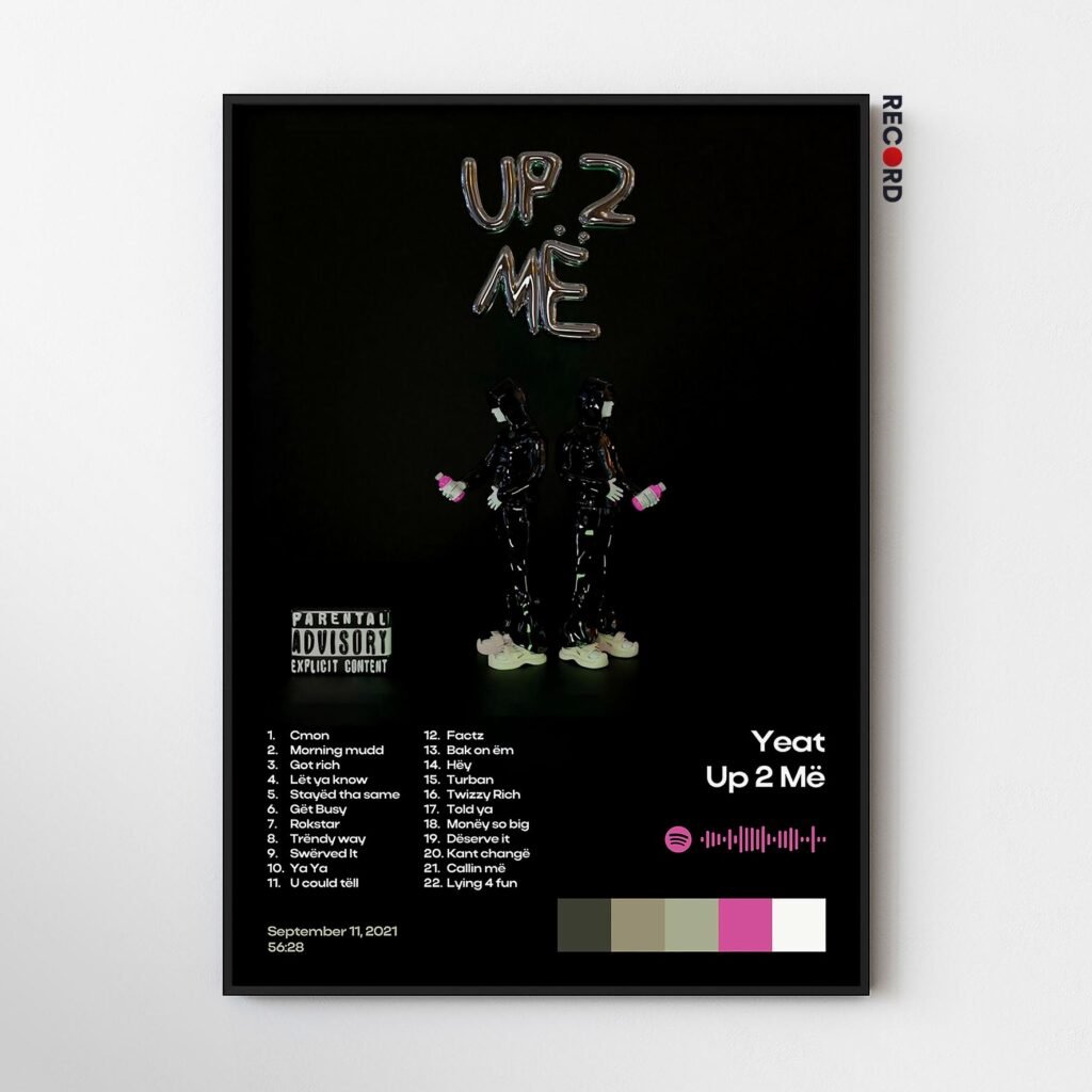 Yeat 'Up 2 Më' Album Poster