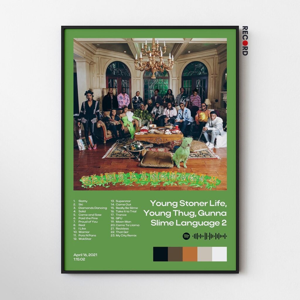Young Stoner Life, Young Thug and Gunna 'Slime Language 2' Album Poster