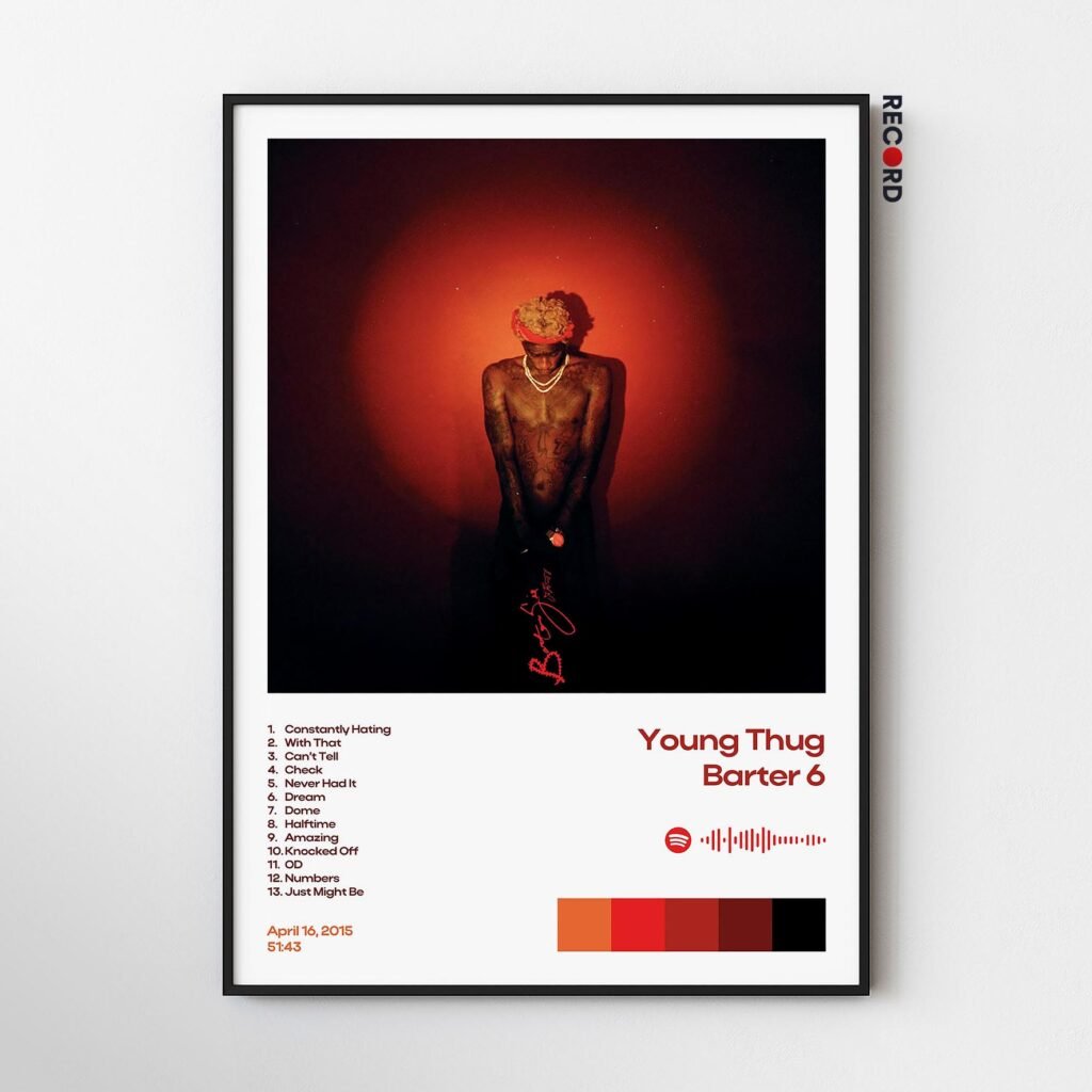 Young Thug 'Barter 6' Album Poster