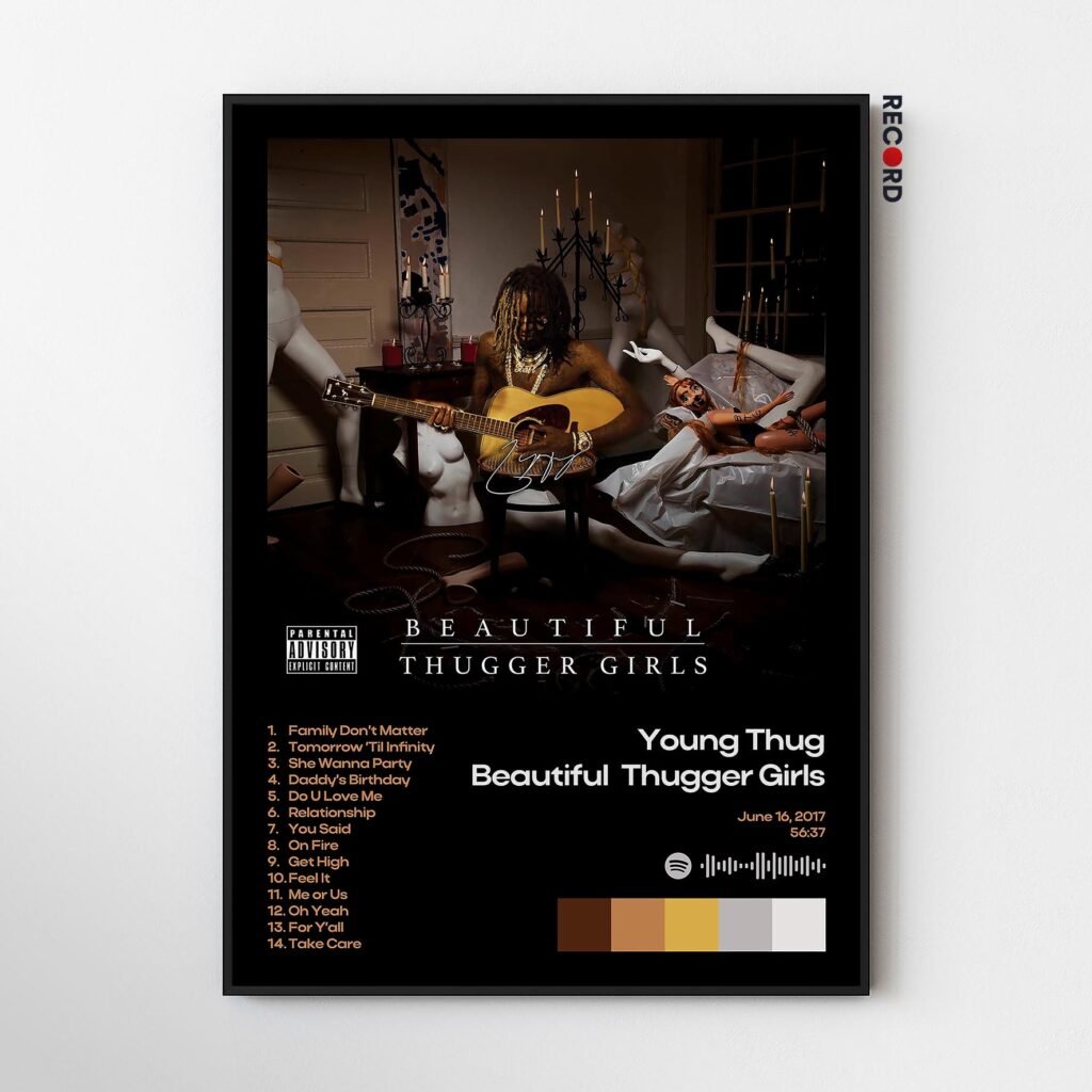 Young Thug 'Beautiful Thugger Girls' Album Poster