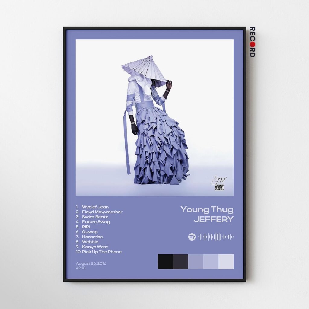 Young Thug 'JEFFERY' Album Poster